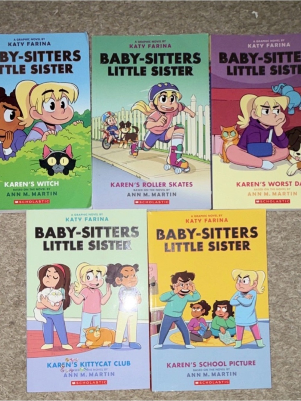 Baby-sitters little sisters 1-5 graphic novels
